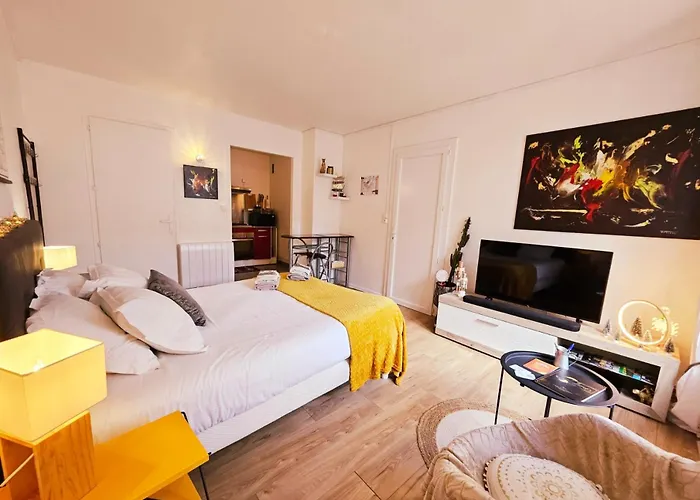 Charmant Studio proche centre avec balcon+parking